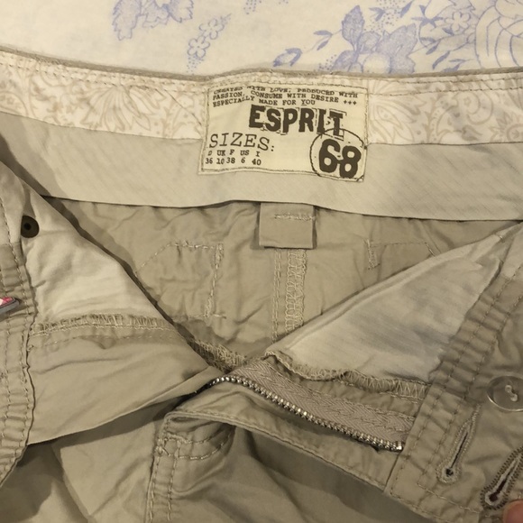 Beige soft & comfortable short skirt, Esprit, EUR40/US6, pocket, new - Picture 6 of 13